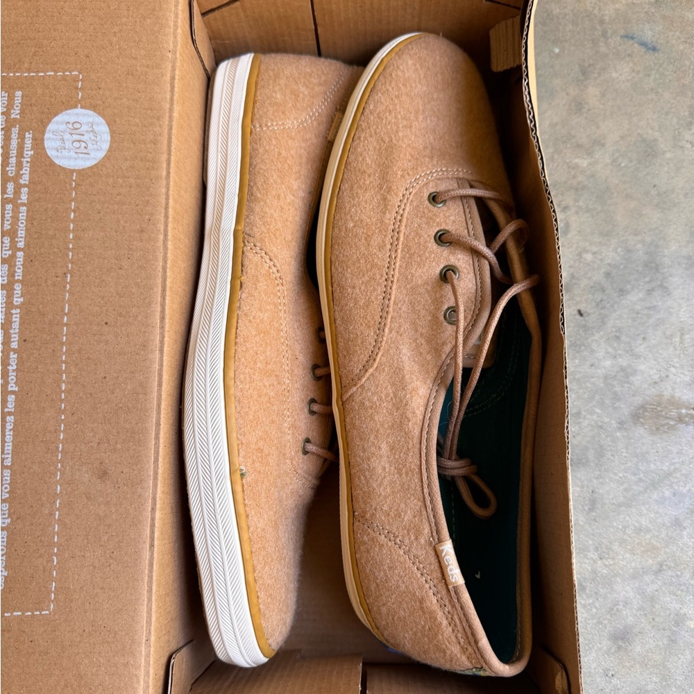 Keds Women's Camel Wool-Blend Sneakers